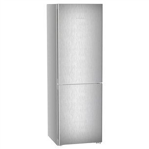 Liebherr, Pure NoFrost, 330 L, aukštis 186 cm, sidabro spalvos - Šaldytuvas