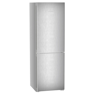 Liebherr, Pure NoFrost, 330 L, aukštis 186 cm, sidabro spalvos - Šaldytuvas