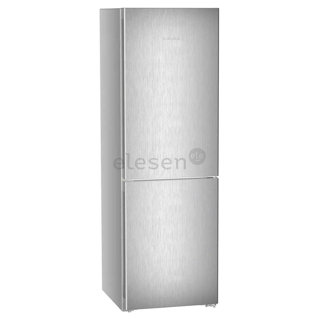 Liebherr, Pure NoFrost, 330 L, aukštis 186 cm, sidabro spalvos - Šaldytuvas