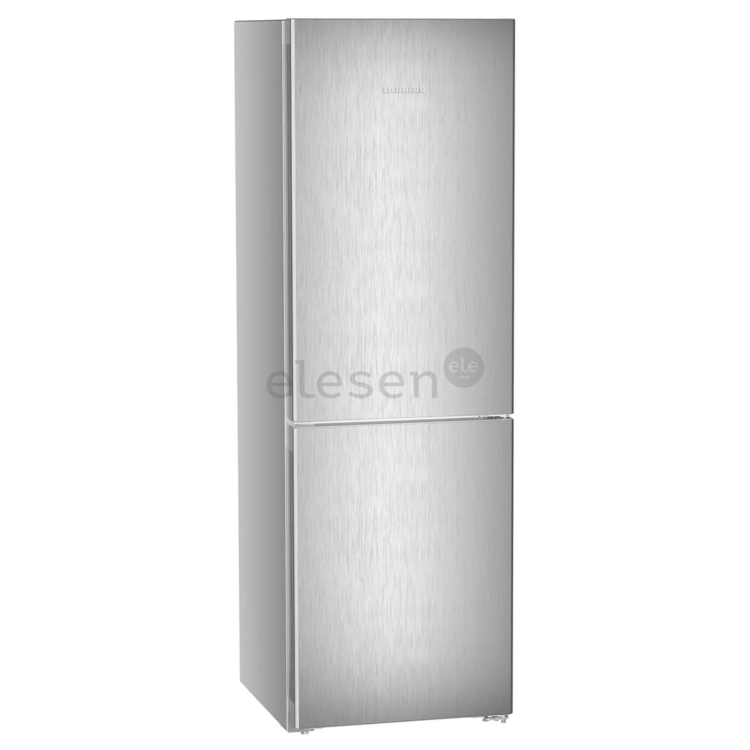 Liebherr, Pure NoFrost, 330 L, aukštis 186 cm, sidabro spalvos - Šaldytuvas