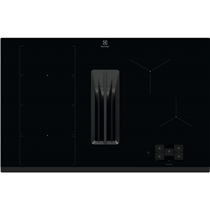 Electrolux 900 XT SensePro, width 80 cm, black - Built-in induction ExtractorHob ECC8549