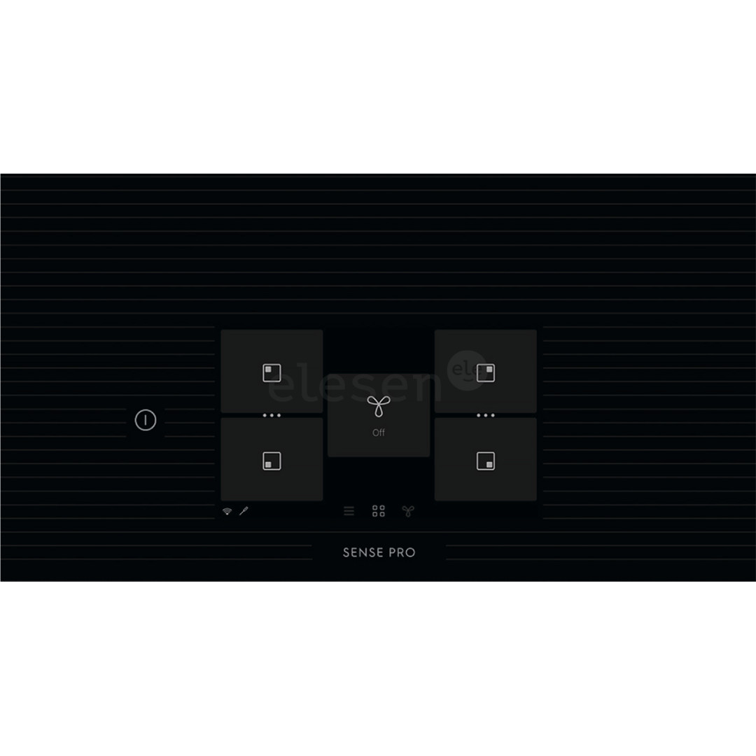 Electrolux 900 XT SensePro, ширина 80 см, черный - Интегрируемая индукционная варочная панель с вытяжкой