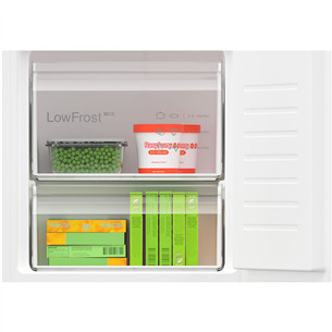 Bosch, Series 4, 270 L, aukštis 178 cm - Įmontuojamas šaldytuvas