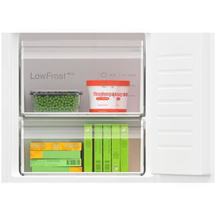 Bosch, Series 4, 270 L, aukštis 178 cm - Įmontuojamas šaldytuvas