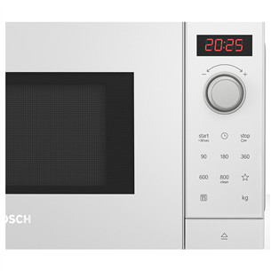 Bosch, 20 L, 800 W, white - Microwave Oven