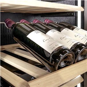 Caso WineDeluxe WD 60, 60 бутылок, высота 124 см, черный - Интегрируемый винный шкаф