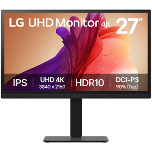 LG BA45U UltraFine, 27'', UHD, IPS, black - Monitor 27BA45U-B