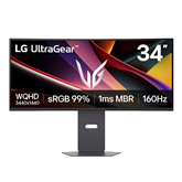 LG UltraGear G600A, 34'', WQHD, VA, 160 Hz, curved, black - Monitor
