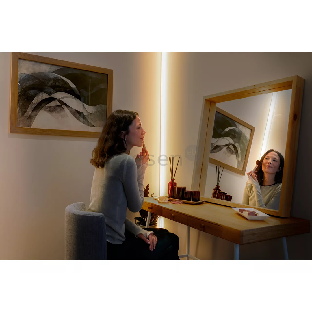 Philips Hue OmniGlow Lightstrip, 3 m, balta - LED juosta