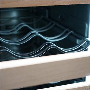 Caso WineChef Duo 122, 122 bottles, height 176 cm, black - Wine cooler