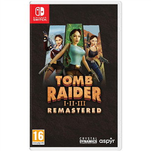 Tomb Raider I-II-III Remastered, Nintendo Switch - Žaidimas 5056635609687