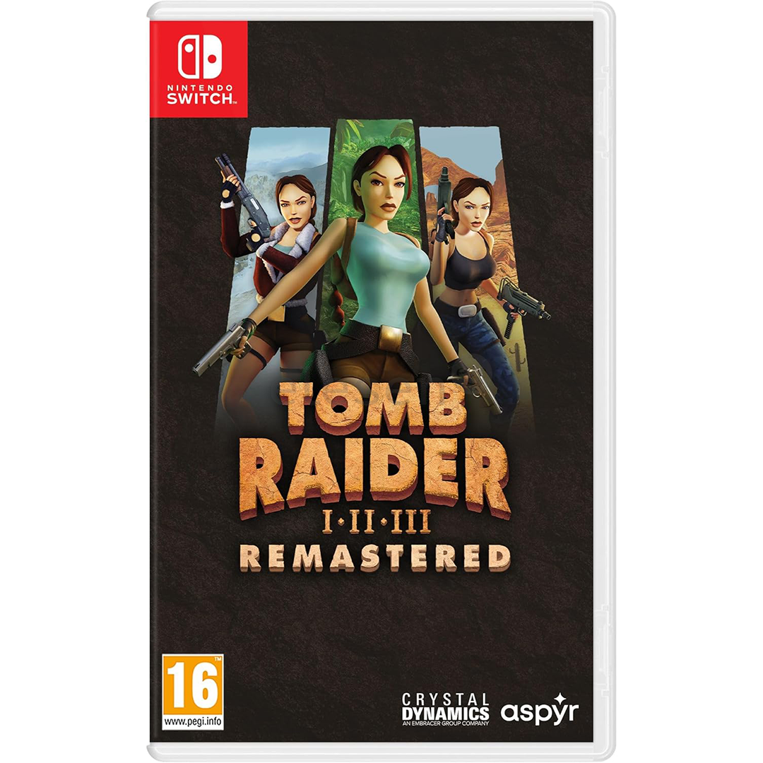Tomb Raider I-II-III Remastered, Nintendo Switch - Игра