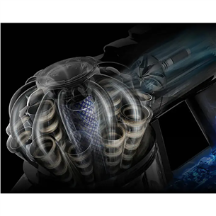 Dyson V8 Cyclone, juodas/žalias - Belaidis dulkių siurblys