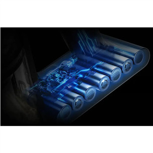 Dyson V8 Cyclone, черный/зеленый - Беспроводной пылесос