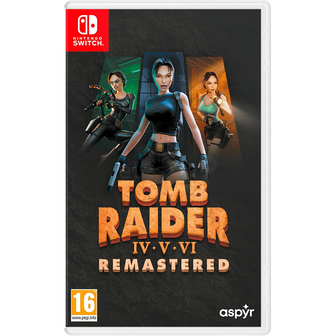 Tomb Raider IV-V-VI Remastered, Nintendo Switch - Игра