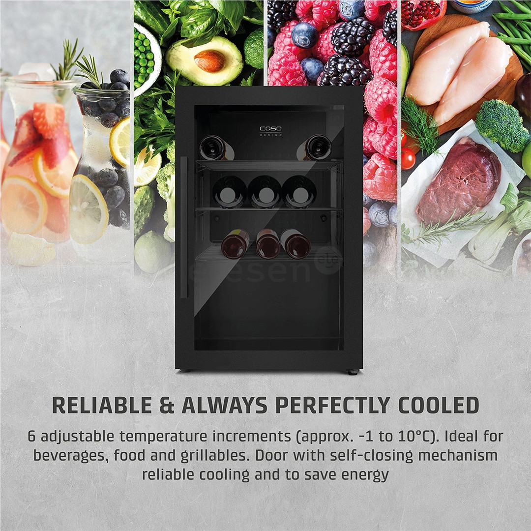 Caso BBQ Cooler S-R, 63 L, height 68 cm, black - BBQ cooler