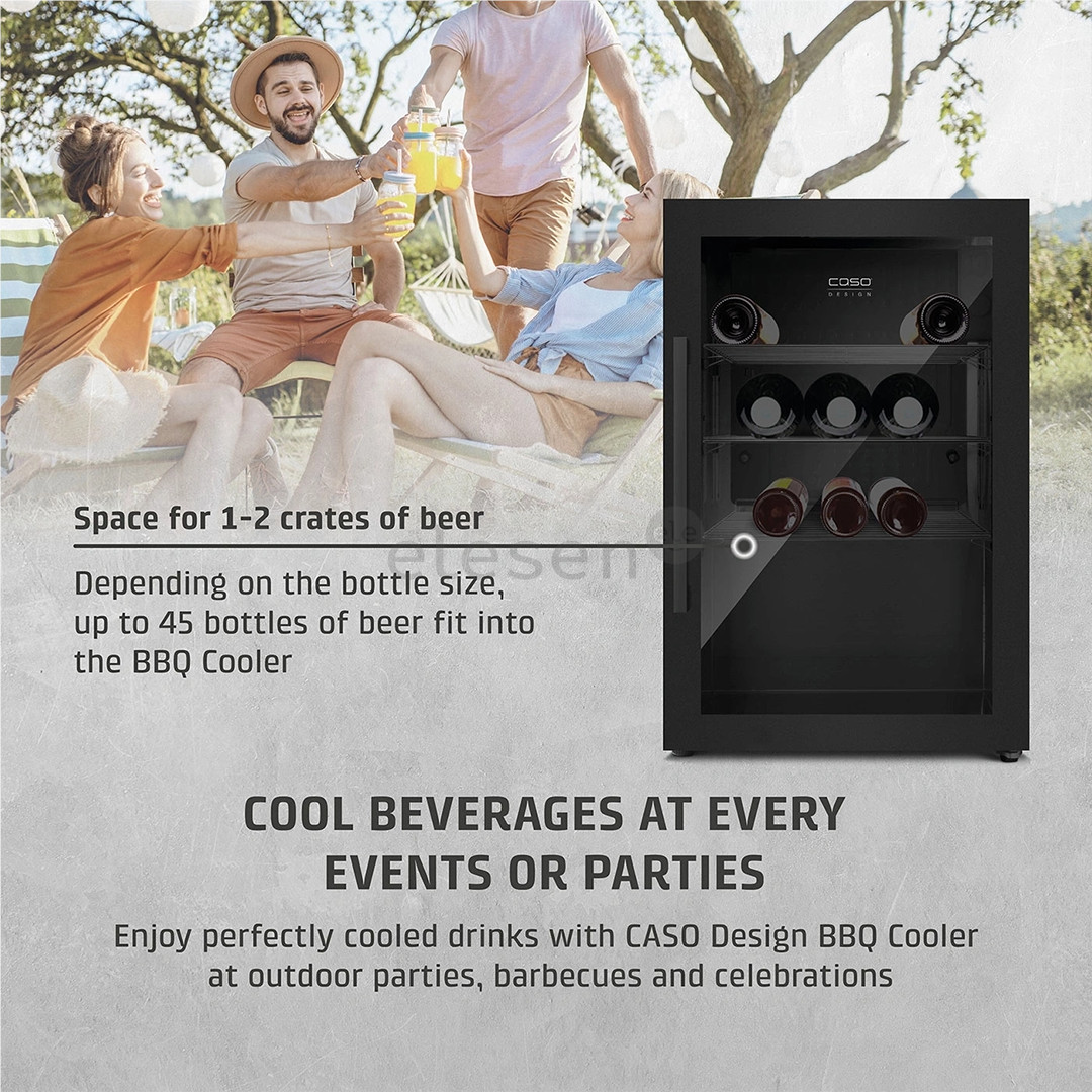 Caso BBQ Cooler S-R, 63 L, height 68 cm, black - BBQ cooler