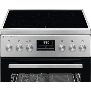 AEG SteamBake, 58 L, width 50 cm, stainelss steel - Ceramic cooker