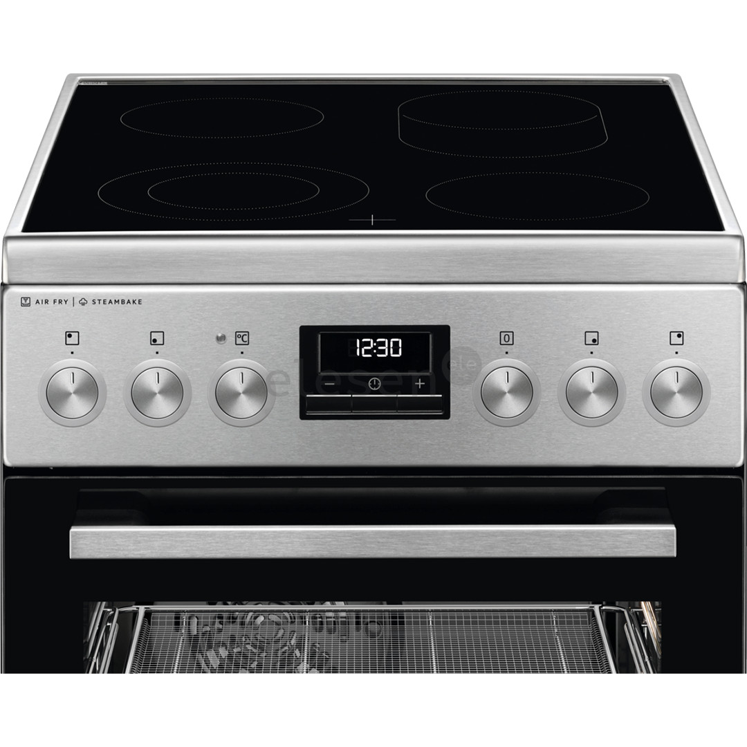AEG SteamBake, 58 L, width 50 cm, stainelss steel - Ceramic cooker