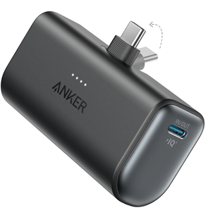 Anker Nano Power Bank, 22,5 W, 5000 mAh, juoda - Išorinė baterija A1653H11