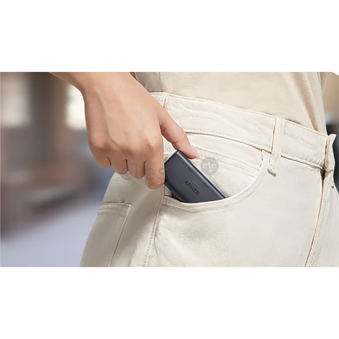 Anker Nano Power Bank, 22,5 W, 5000 mAh, juoda - Išorinė baterija