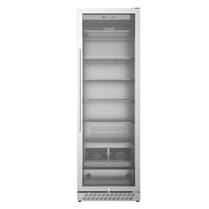 Caso DryAged Master 380 Pro, 380 L, height 186 cm, black/stainless steel - Maturing cabinet