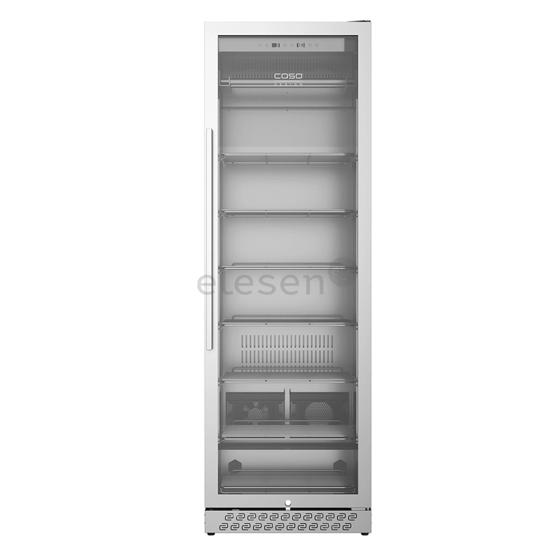 Caso DryAged Master 380 Pro, 380 L, height 186 cm, black/stainless steel - Maturing cabinet