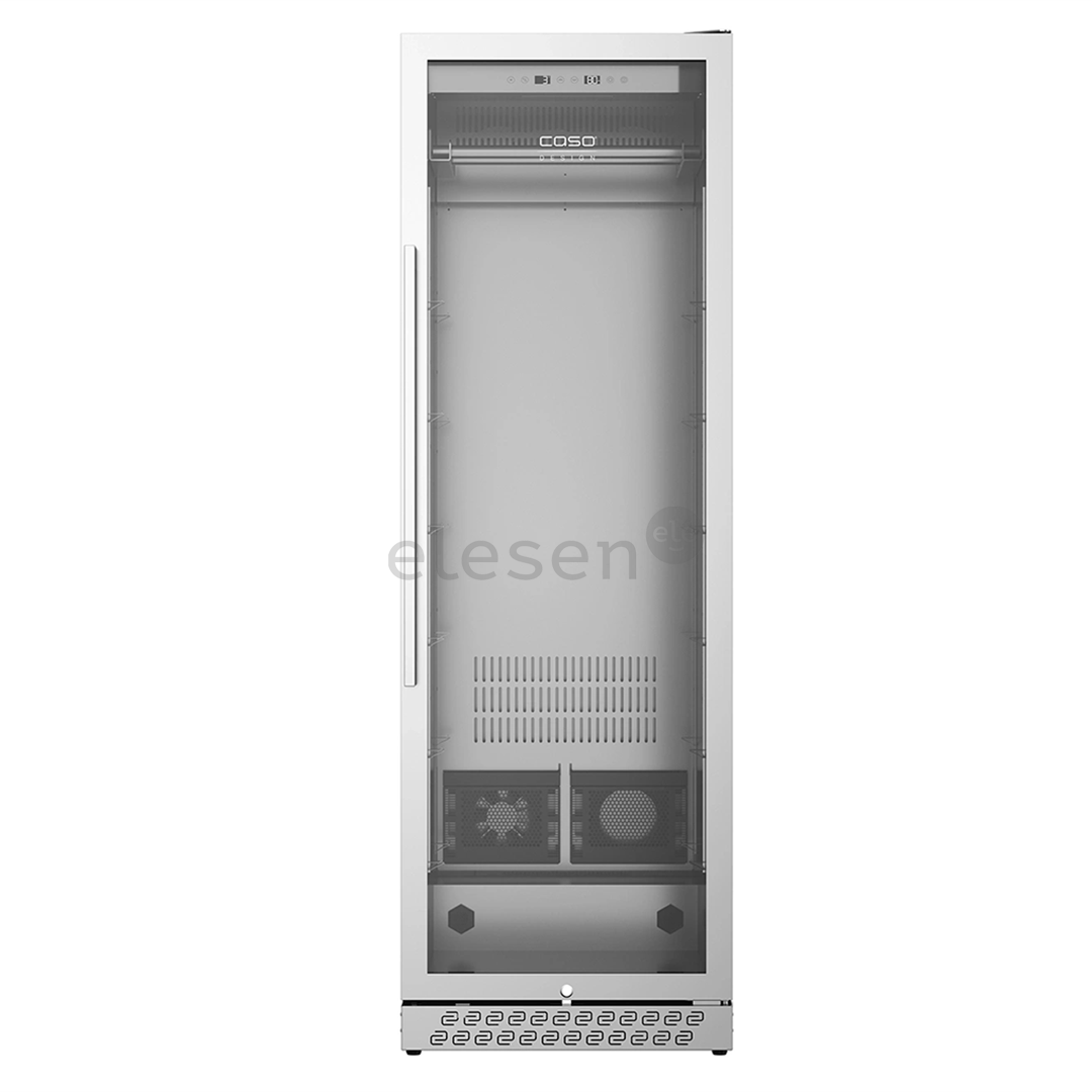Caso DryAged Master 380 Pro, 380 L, height 186 cm, black/stainless steel - Maturing cabinet