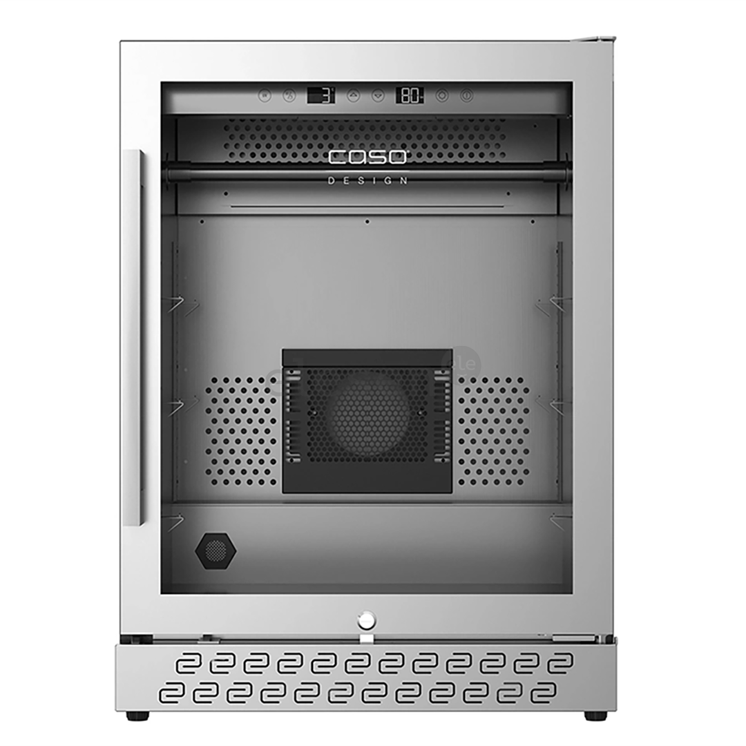 Caso DryAged Master 125, 125 л, высота 83 см, черный/нерж. сталь - Шкаф для выдержки