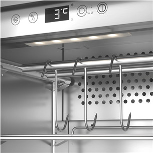 Caso DryAged Master 63, 63 L, aukštis 88 cm, juoda/nerūdijančio plieno - Brandinimo spinta