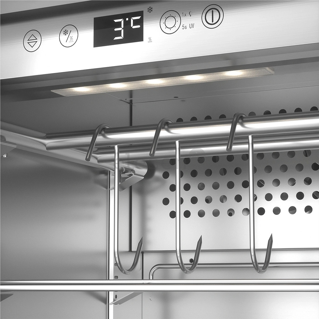 Caso DryAged Master 63, 63 L, aukštis 88 cm, juoda/nerūdijančio plieno - Brandinimo spinta