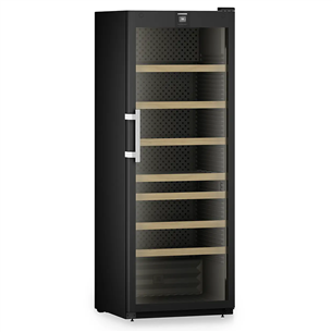 Liebherr Perfection, 284 buteliai, aukštis 205 cm, juodas - Vyno šaldytuvas