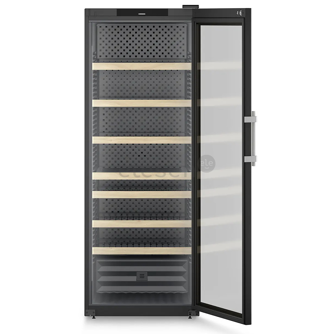 Liebherr Perfection, 284 бутылки, высота 205 см, черный - Винный шкаф