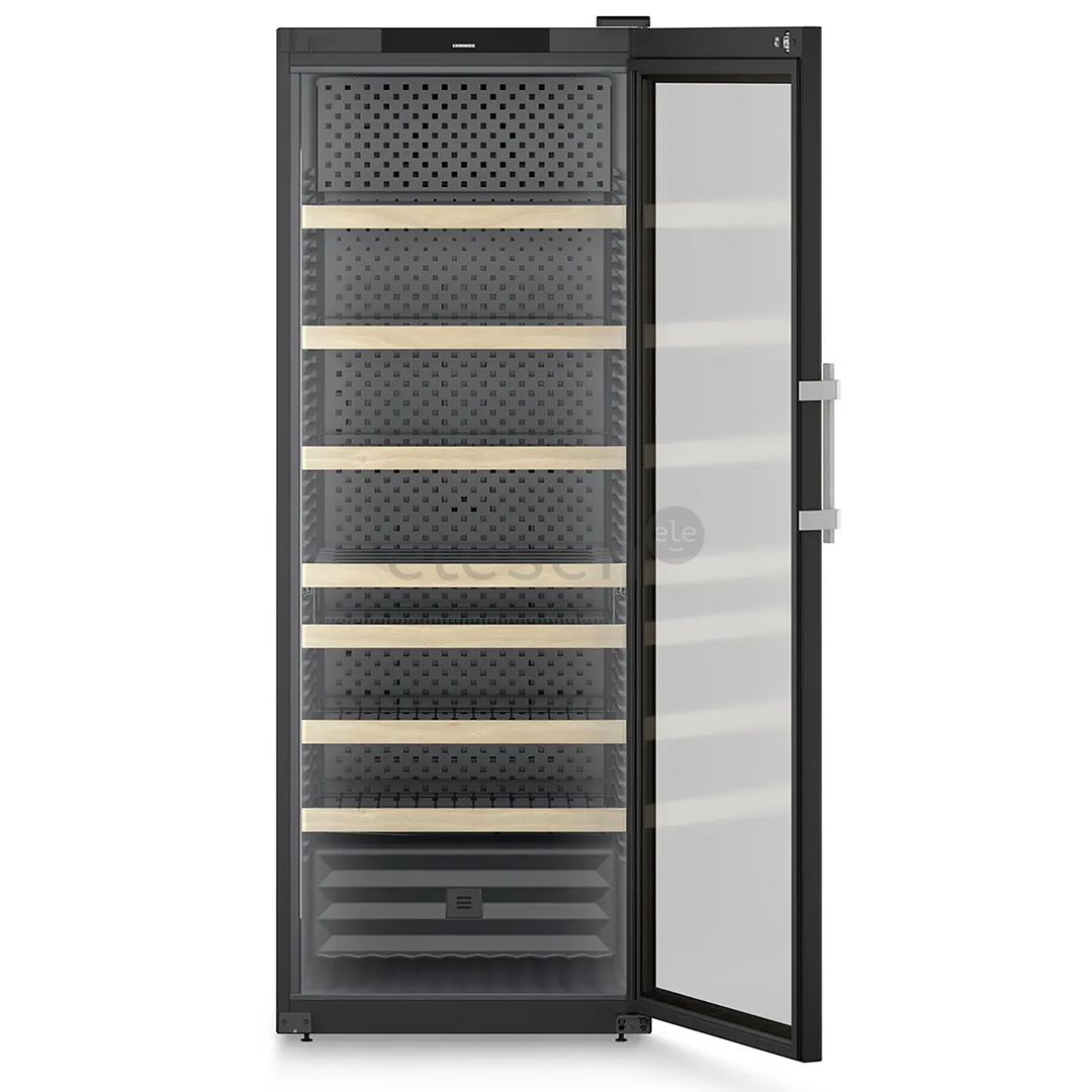 Liebherr Perfection, 284 buteliai, aukštis 205 cm, juodas - Vyno šaldytuvas