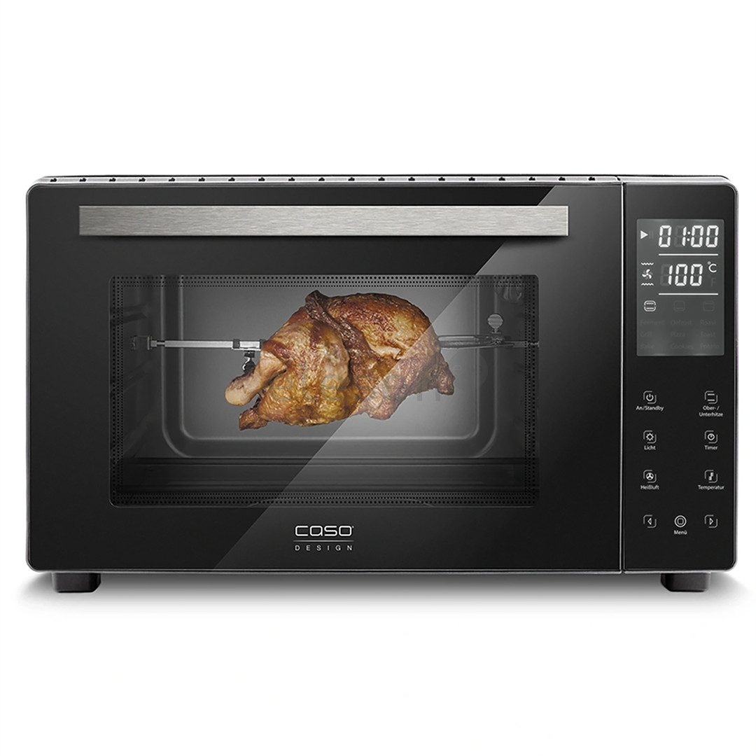Caso TO 26, 26 L, 1650 W, black - Mini oven