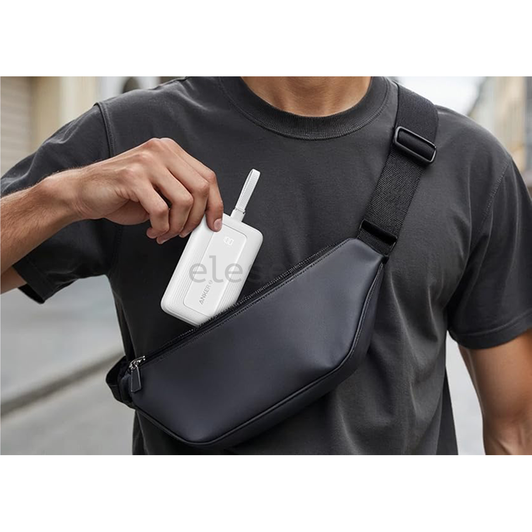 Anker Zolo Power Bank, 30 W, 10000 mAh, balta - Išorinė baterija