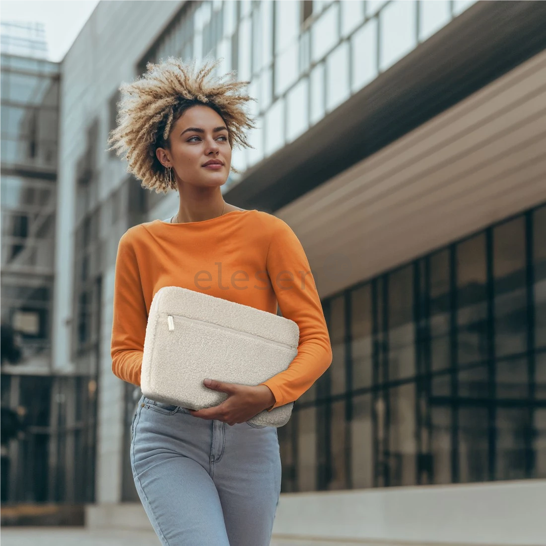 Hama Cozy, 15,6", smėlio spalvos - Nešiojamojo kompiuterio dėklas