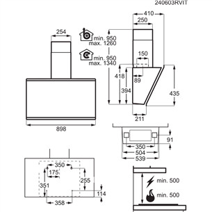 AEG 7000 Series, 760 m³/val., juodas - Gartraukis