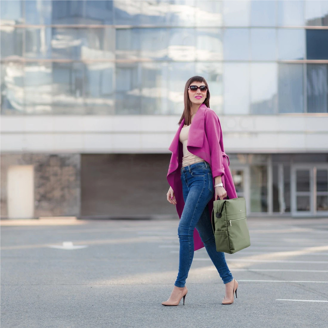 Hama Ultimate, 16,2'', sage green - Notebook backpack