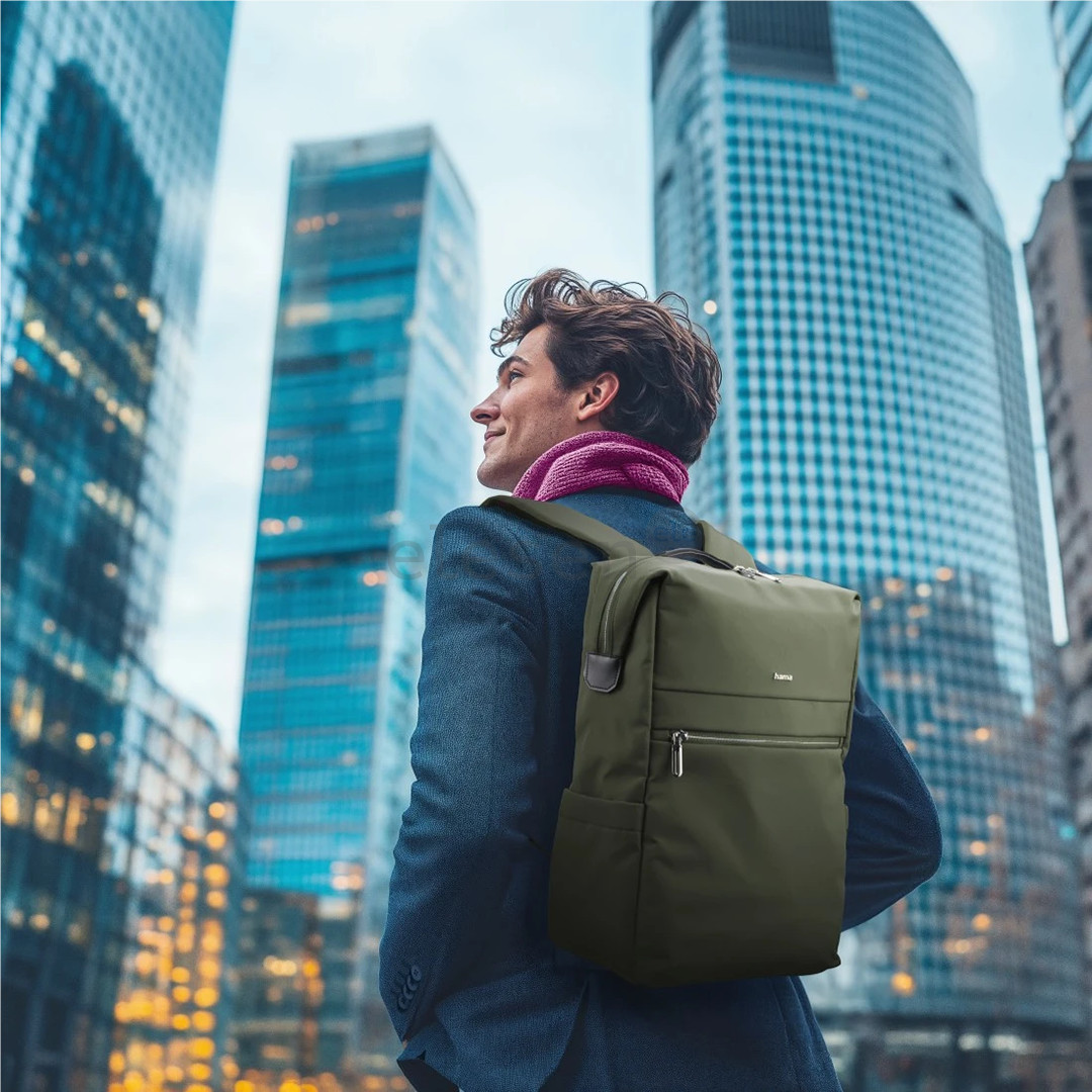 Hama Ultimate, 16,2'', sage green - Notebook backpack