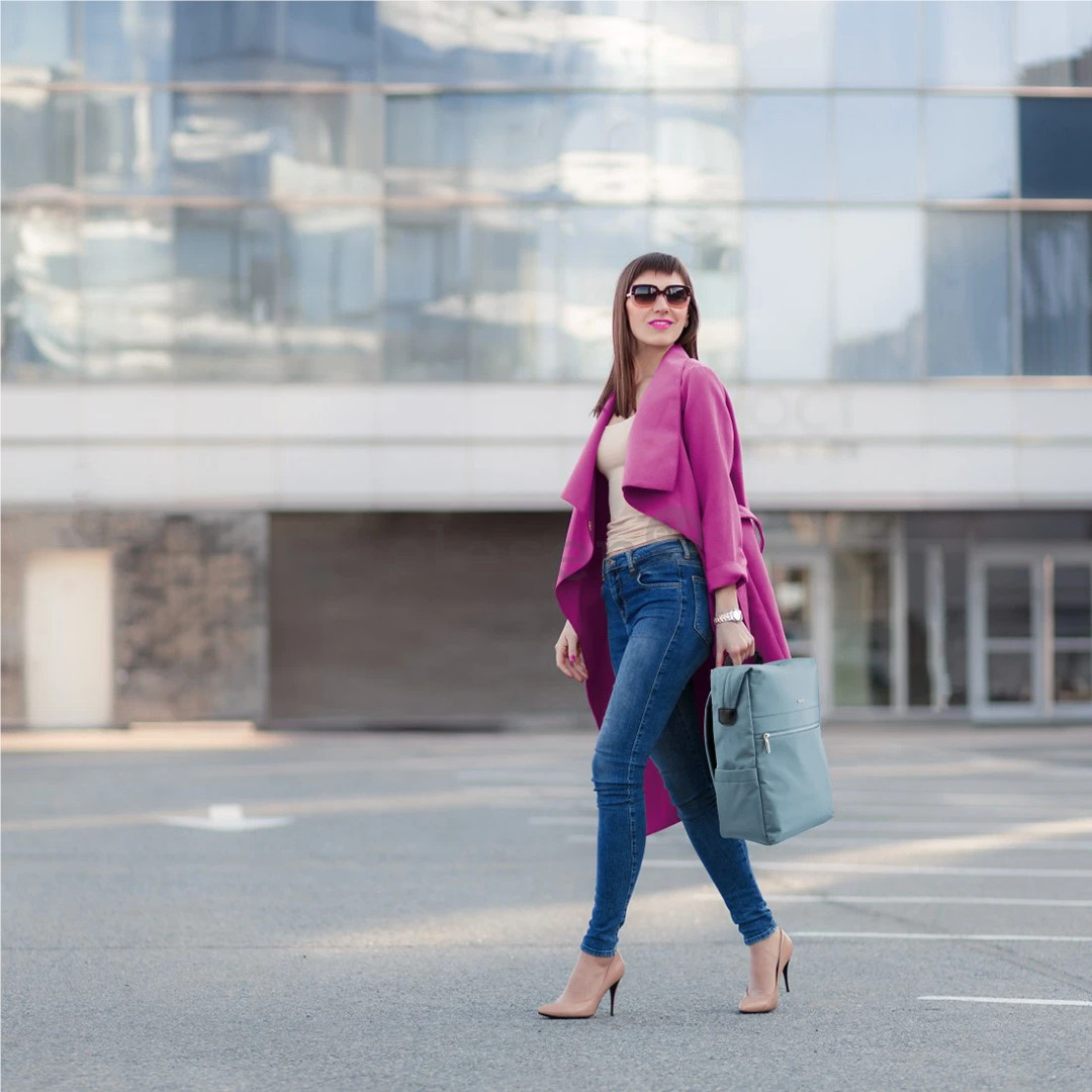 Hama Ultimate, 16,2'', grey blue - Notebook backpack