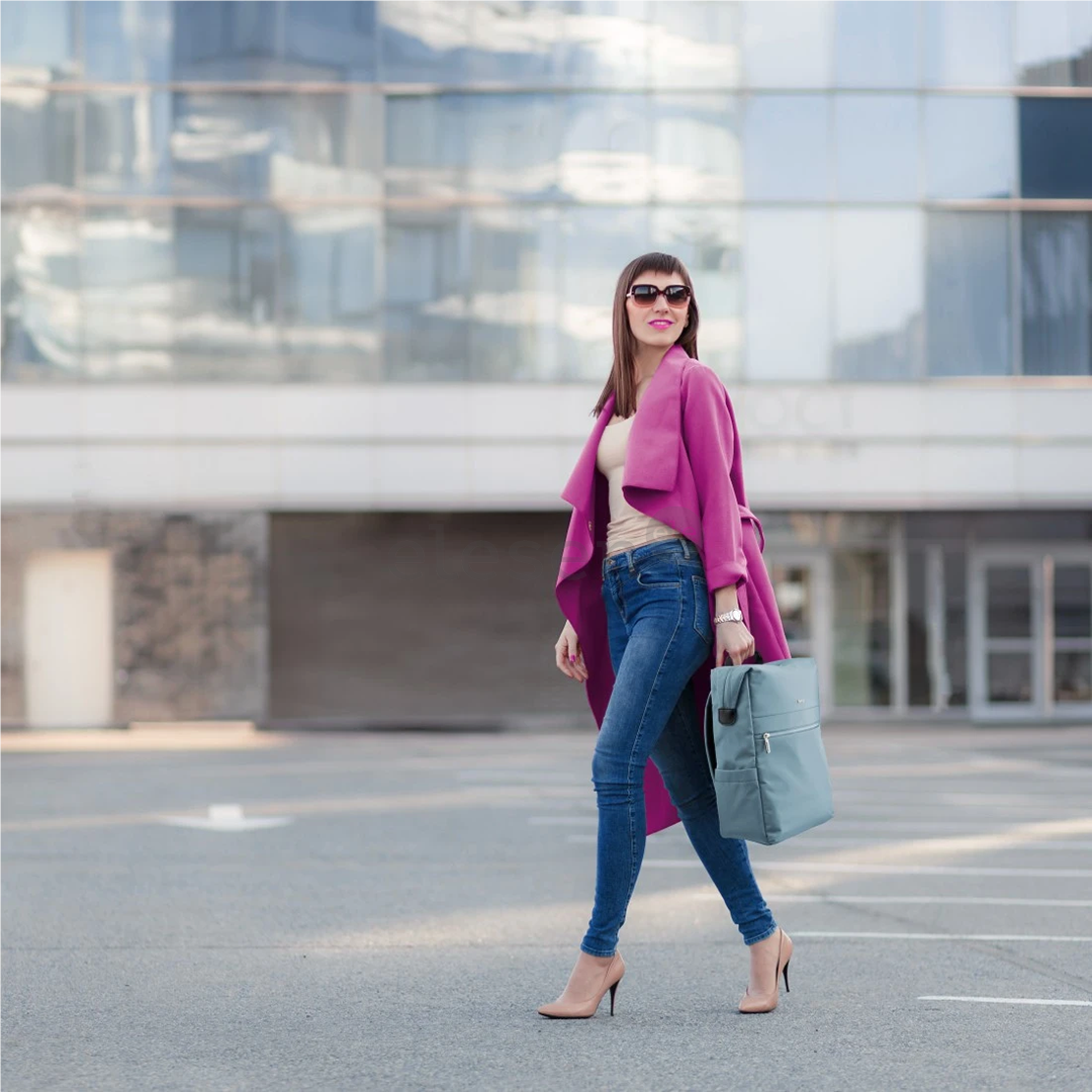 Hama Ultimate, 16,2'', grey blue - Notebook backpack