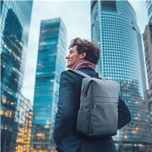 Hama Ultimate, 16,2'', grey blue - Notebook backpack