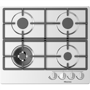 Hisense, width 60 cm, stainless steel - Built-in gas hob GM663XHF