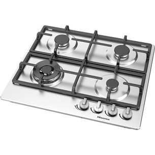 Hisense, ширина 50 см, нерж. сталь - Интегрируемая газовая варочная панель