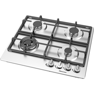 Hisense, width 60 cm, stainless steel - Built-in gas hob