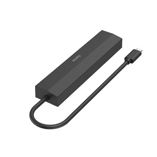 Hama USB-C Hub, 3x USB-A 3.2 Gen 1, USB-C, HDMI, LAN, black - USB hub