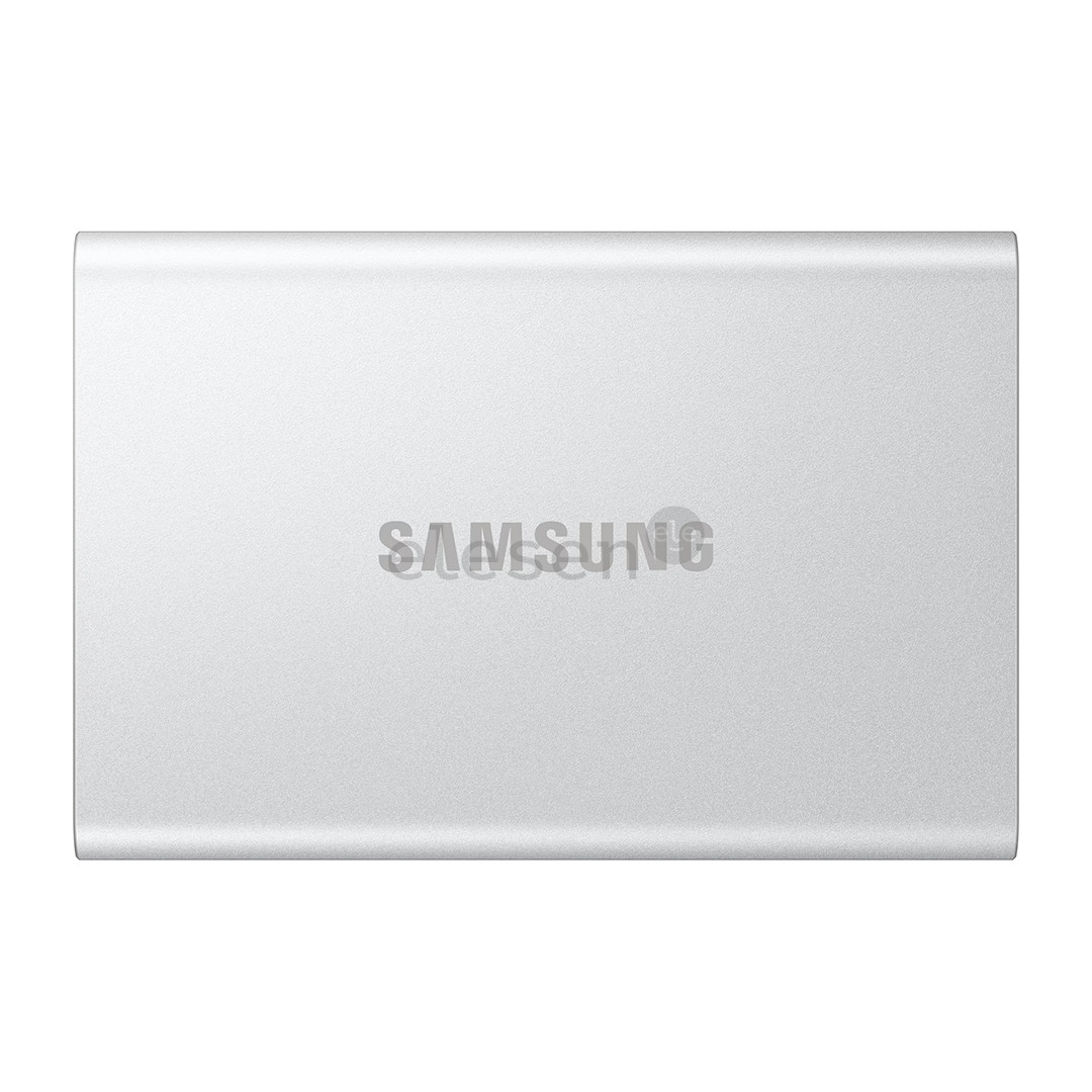 Samsung Portable SSD T7 Resurrected, 1 TB, USB 3.2 Gen 2, sidabro spalvos - Išorinis SSD diskas