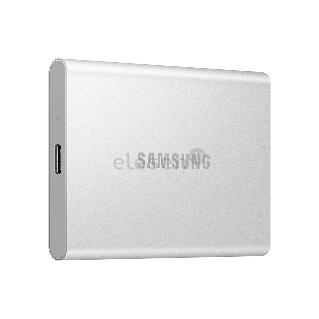 Samsung Portable SSD T7 Resurrected, 1 TB, USB 3.2 Gen 2, sidabro spalvos - Išorinis SSD diskas
