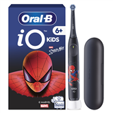 Braun Oral-B iO Kids, Marvel Spiderman, juodas - Elektrinis dantų šepetėlis + kelioninis dėklas